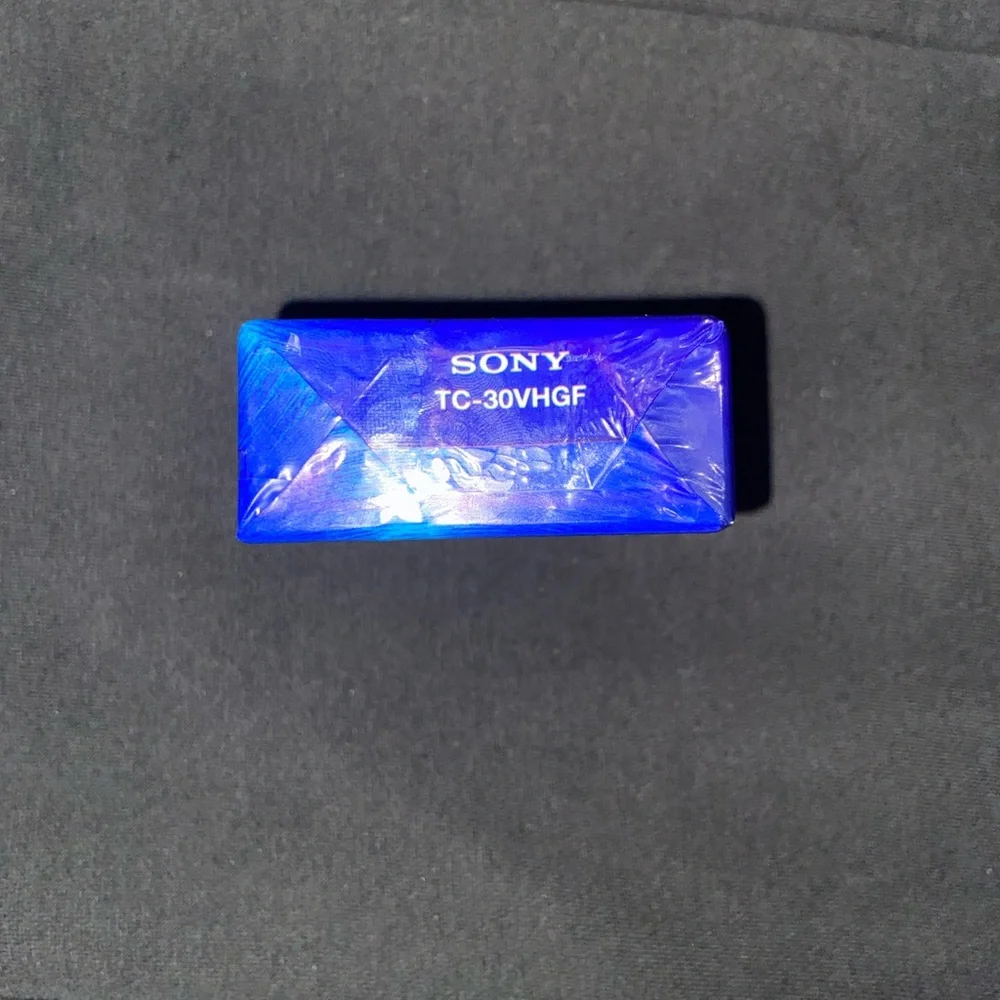 Sony VHS-C Camcorder Videocassette 30 Minutes Premium Grade